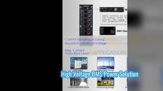 Güvenilir ESS Güç Yönetimi için Yüksek Gerilim 128S BMS