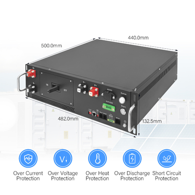 Yüksek Voltajlı BMS 160S614.4V Pil Yönetim Sistemi Deye Sofar Inverter 125A ile Çalışmak Enerji Depolama Sistemi