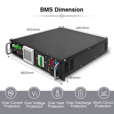 120S384V 50A Batarya Yönetim Sistemi Yüksek Voltajlı BMS Lityum için Lifepo4 Batarya Growatt ATESS Sofar Goodwe Inverter