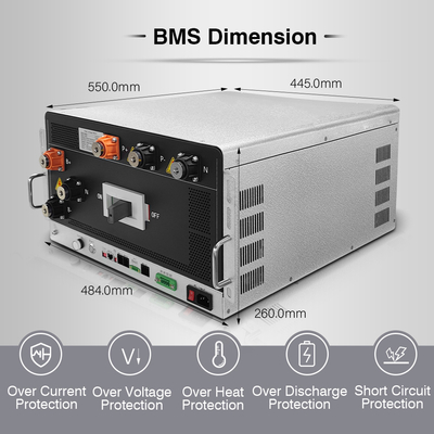 Yüksek Voltajlı BMS 160S512V 400A Pil Enerji Depolama Çözümü Lifepo4 BMS UPS için Lityum Pil ESS Lifepo4 Pil
