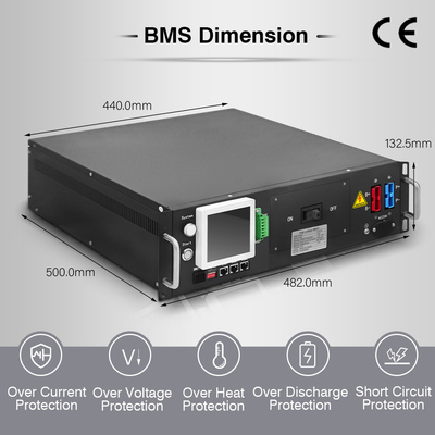 3 Seviye Yapısı Relay BMS Güneş Pil Yönetim Sistemi 480V DC 63A