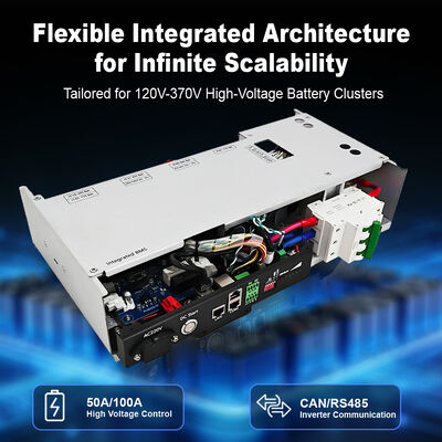 30S 50S 60S 64S 70S 75S 96V 192V 240V 50A 100A Yüksek Voltajlı BMS HV BMS CAN İletişimli Ana ve İkincil BMS Hepsi Bir Arada